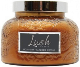 Goji Berry Tarocco Orange  Cheerful Candle Large Geurkaars  20 Oz Lush Pink