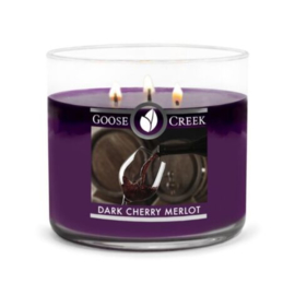 Dark Cherry Merlot Goose Creek Candle® 3 Wick 411 gram