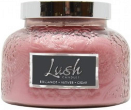 Bergamot Veviter Cedar Cheerful Candle Large Geurkaars  20 Oz Lush Pink