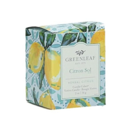 Citron Sol   Greenleaf Geurkaars