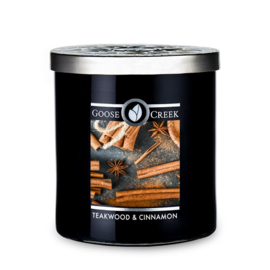 Teakwood & Cinnamon  Goose Creek Candle® 60 branduren Men's Collection