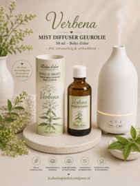 Verbena Mist Diffuser geurolie 50 ml Boles d’olor – frisse citrus geur