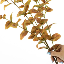 Kunsttak Bladeren Mustard 93 cm – RealTouch Zijde Tak voor Sfeervol Interieur