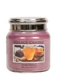 Honey Patchouli Village Candle  Medium  105 Branduren