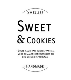 Sweet & Cookies  Smellies geurkaars  50 Branduren