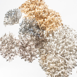 Kunsttak Allium Burgundy – zilver (66 cm)