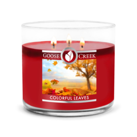 Colorfull Leaves Goose Creek Candle® 3 Wick 411 gram