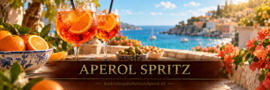 Aperol Spritz  geurkaars Cheerful Candle 2 lonten 680 gram