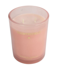 Geurkaars Romance Countryfield  Roze –  maat M Branduren 35