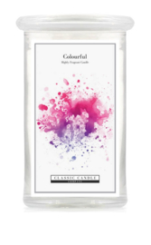 Colourfull Classic Candle Large 2 wick