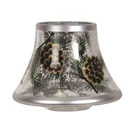 Pinecone Candle Jar Lamp Shade 16cm