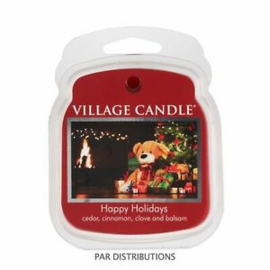 Happy Holidays Village Candle  Wax Melt