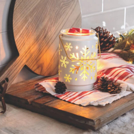 Snowflake Candle Warmers® Geurlamp  Elektrisch wit