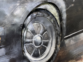 Uniek 3D Schilderij Porsche van Gerecycled Metaal