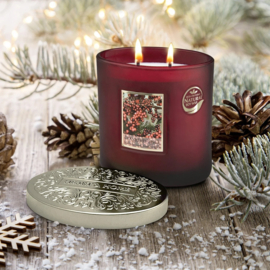 Home For Christmas geurkaars  Heart & Home® Ovaal 220 gram