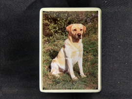 Labrador Retriever (beige)   Vintage Muurbordje