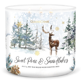 Sweet Pine & Snowflakes  Goose Creek Candle® 411gr
