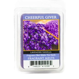 Lavender Vanilla Waxmelt 68 gram Cheerful Giver