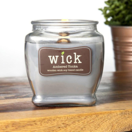 Ambered Tonka Colonial Candle Wick - Soja geurkaars houten lont 425 gram