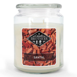 Santal Candle Brothers  geurkaars  510 gram