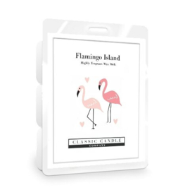 Flamingo Island Classic Candle Wax Melt 90g - tropische geur met kokos & ananas