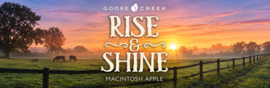 Macintosh Apple ( Label Rise & Shine ) Geurkaars  Goose Creek Artwork  Candle  150 Branduren
