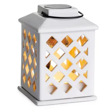 Canopy Candle Warmers® geurlamp Trellis Lantaarn wit elektrisch