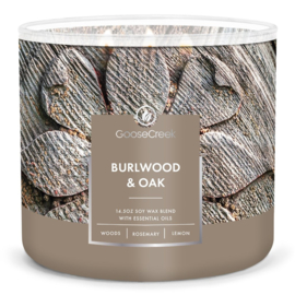 Burlwood & Oak Goose Creek Candle® 3 Wick 411 gram