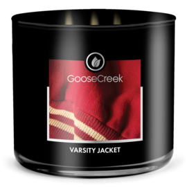 Varsity Jacket Goose Creek Candle  Soy Blend   3 Wick Tumbler