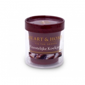 Feestelijke Koekjes Heart & Home Votive Geurkaars 52 gram