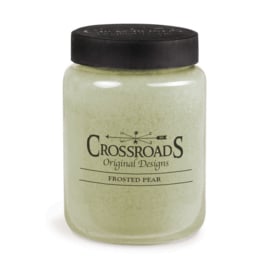 Frosted Pear Crossroads  2 wick  Candle 140 Branduren