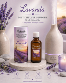 Lavanda Mist Diffuser geurolie 50 ml Boles d’olor – fris en ontspannend