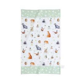 Wrendale Designs 'Country Set' Theedoek 45x74 cm