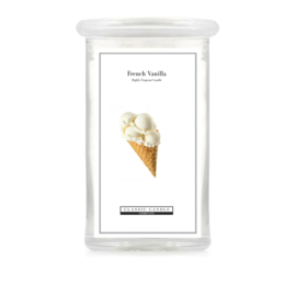French Vanilla Large Geurkaars 150 Branduren 2 wicks