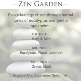 Zen Garden Candle Warmers® soja wax melts eucalyptus pepermunt