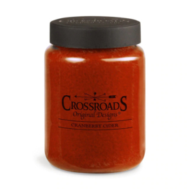 Cranberry Cider Crossroads  2 wick Candle 140 Branduren