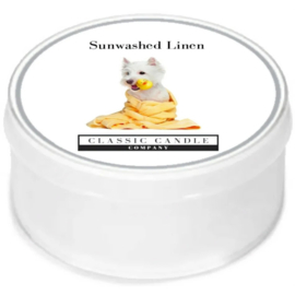 Sunwashed Linen Classic Candle MiniLight XL Geurtheelicht met deksel