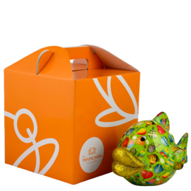 Pomme Pidou  - Spaarpot - Medium - Fish Kelly Groen