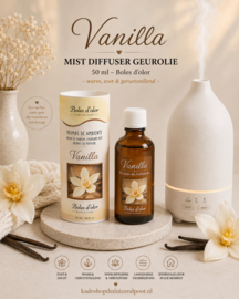 Vainilla (Vanilla) Mist Diffuser geurolie 50 ml Boles d’olor – warme zoete geur