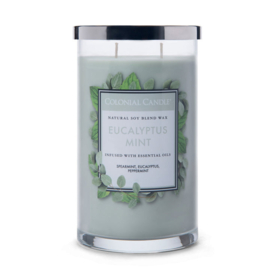 Eucalyptus Mint Colonial Candle Classic Cilinder sojablend geurkaars 538 gram