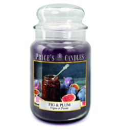 Fig & Plum Price's Candles Large 630 gram