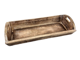 Houten dienblad naturel 35x16 cm – robuust en stijlvol