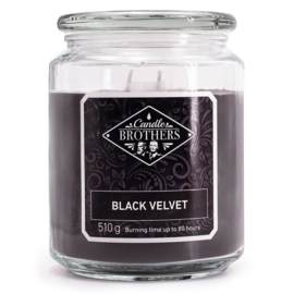 Black Velvet Candle Brothers  geurkaars  510 gram
