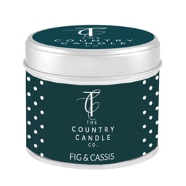 Country Candle Fig & Cassis geurkaars in blik