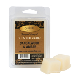 Sandelwood & Amber Crossroads Candle Scented Cubes  56.8 gram