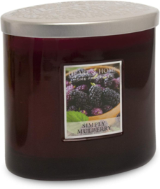 Simply Mulberry  Ovaal 2 wick Candle 230 gram