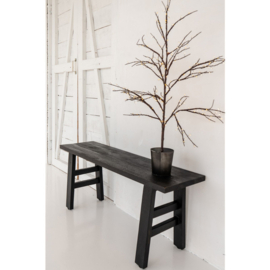 Boom Zera LED  90 x 60 x 50 cm met zwarte pot en snoer