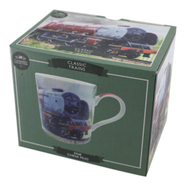 Classic stoomtrein mok rood locomotief Duchess Of Hamilton