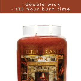 Cozy Cabin geurkaars Cheerful Candle 2 lonten 680 gram
