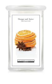 Orange and Anise Candle Large 2 wick